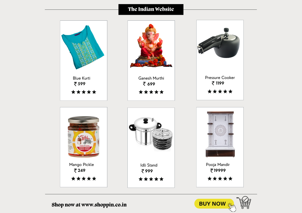 Shop from Indian e-commerce websites while staying abroad